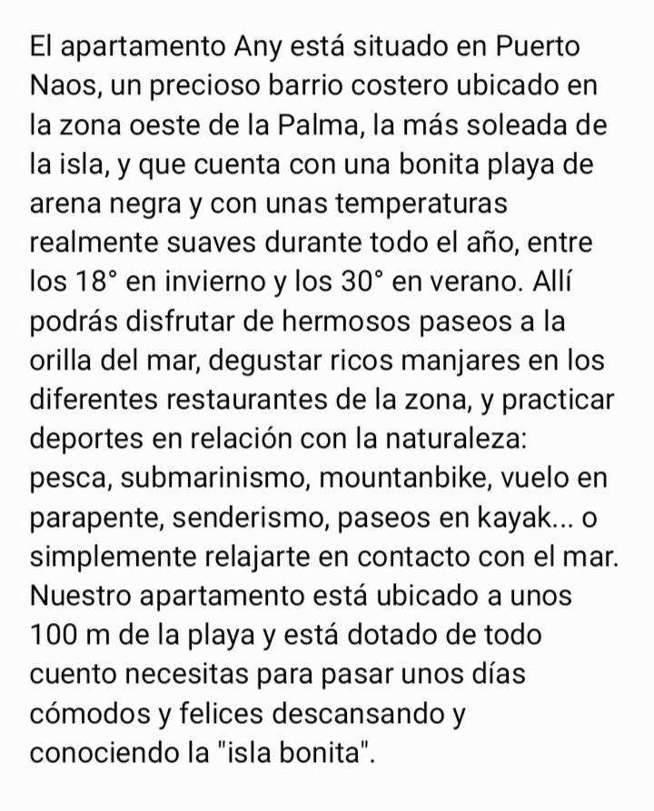 Apartamento Any Puerto De Naos Екстер'єр фото